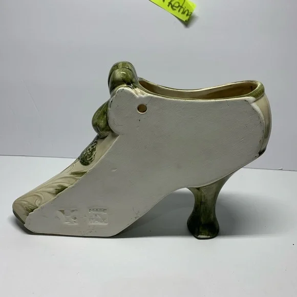 Faience High Heel Boot Figurine – Italy, Late 19th Century,